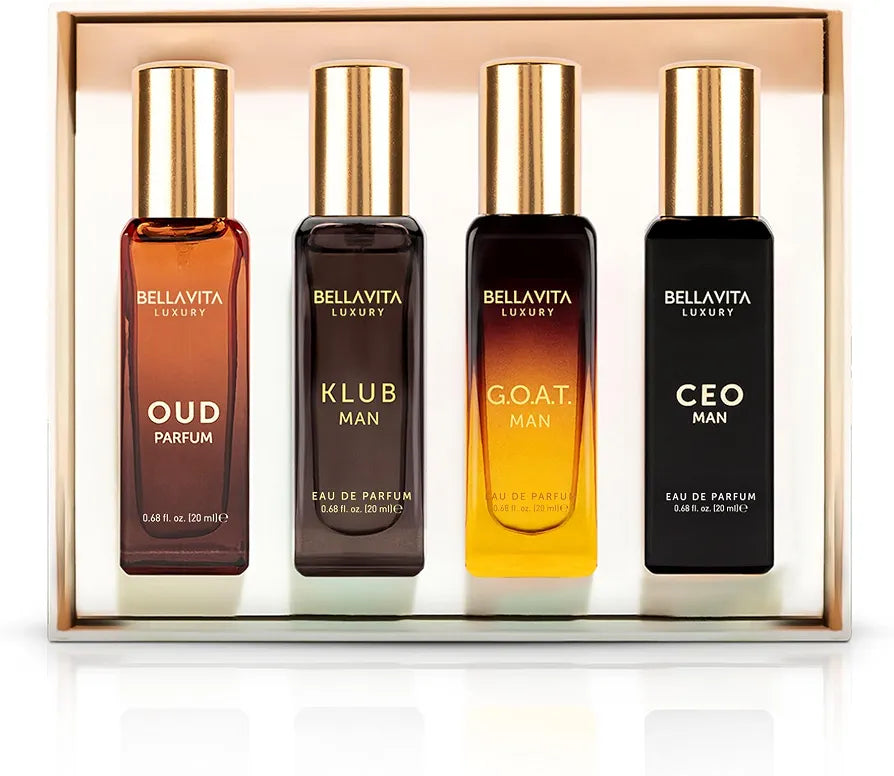 Bellavita : coffret 4 eaux de parfum homme